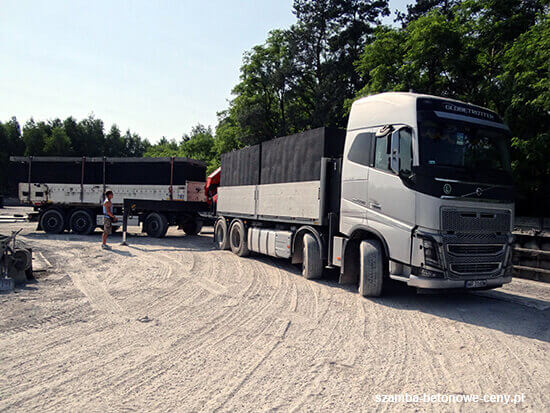 Transport szamba betonowego do Nowa Sól z wykorzystaniem HDS